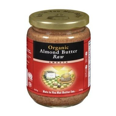 Nuts To You Nut Butter Inc Organic Raw Almond Butter 365 g — Goodness Me!