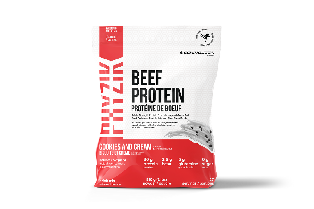 Schinoussa - Hydrolyzed  Beef Protein Cookies and Cream, 910 g