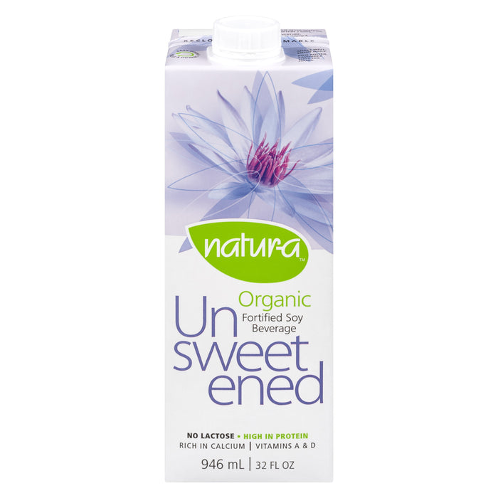 Natur-a - Organic Soy Beverage, Unsweetened, 946 mL