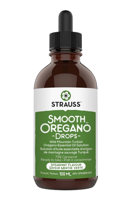 Strauss - Smooth Oregano Drops, 100 mL