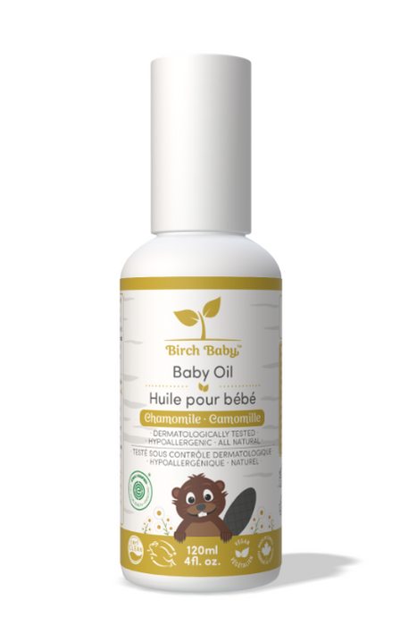 Birch Babe - Baby Oil - Chamomile, 120 mL