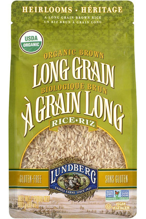 Lundberg Family Farms - Organic Long Grain Brown Rice, 907 g