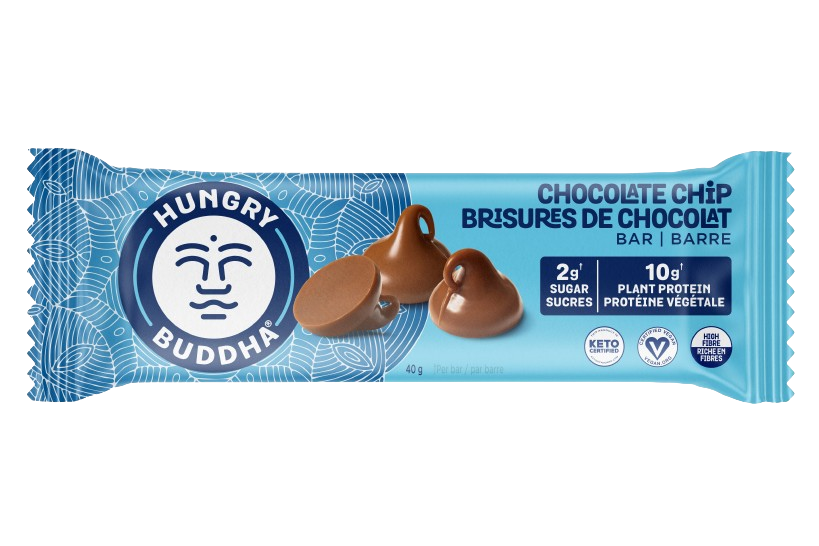 Hungry Buddha - Keto Bar, Chocolate Chip, 40 g
