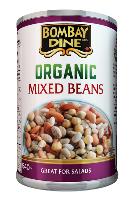 Bombay Dine - Organic Mixed Beans, 540 mL