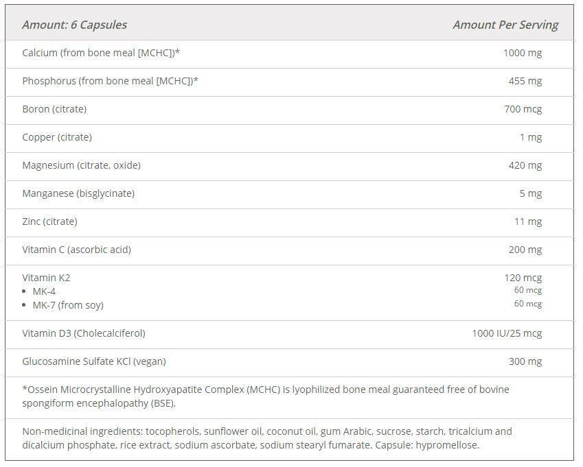 AOR - Bone Basics, 120 Caps