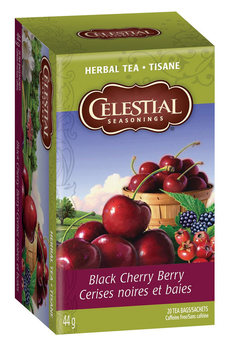 Celestial Seasonings - Black Cherry Berry Herbal Tea, 20 Count