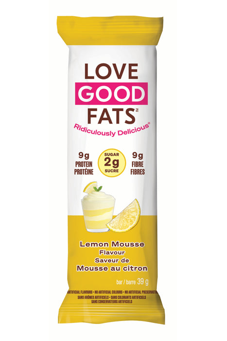 Love Good Fats - Lemon Mousse Bar, 39 g