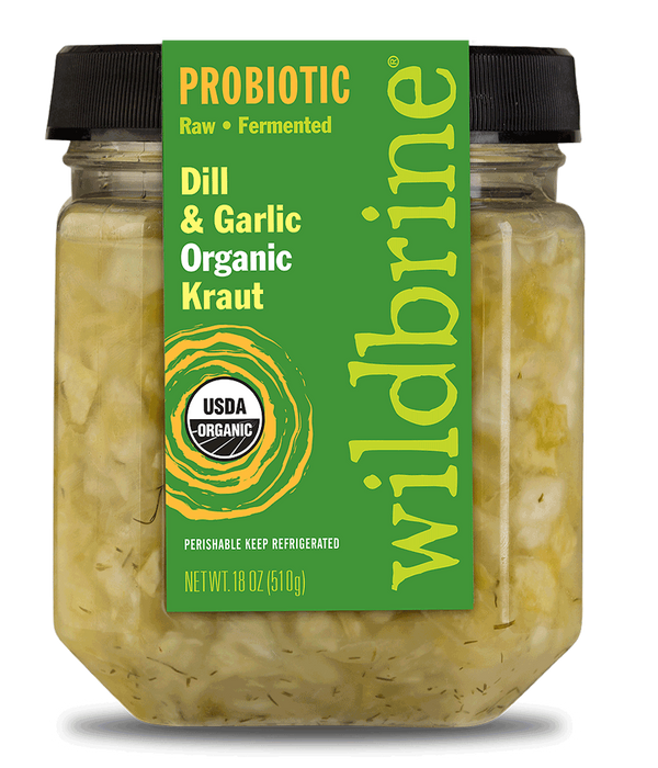 Wildbrine - Organic Dill & Garlic Sauerkraut, 500 g