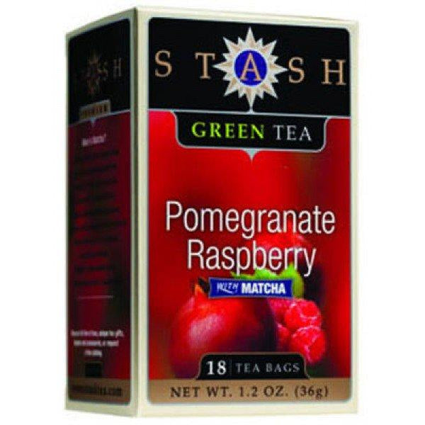 Stash - Pomegranate Raspberry Green Tea, 18 Count