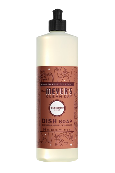 Mrs. Meyer's Clean Day - Dish Soap - Gingerbread, 473 mL