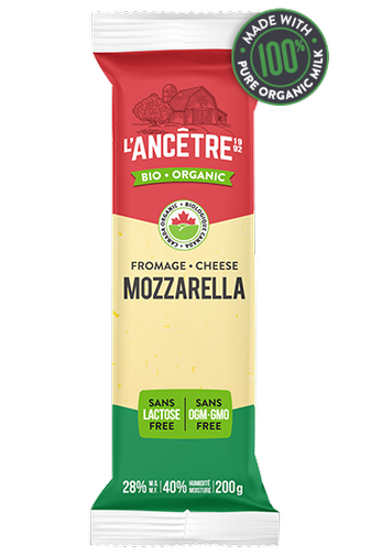 L'Ancetre - Organic Mozzarella Cheese 28% M.F., 200 g