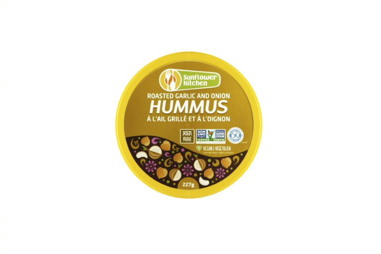 Sunflower Kitchen - Roasted Garlic & Onion Hummus, 227 g