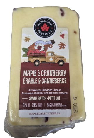 Maple Dale - Maple Cranberry Cheddar, 250 g