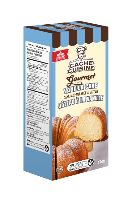 Cache Cuisine - Gourmet Vanilla Cake Mix, 454 g