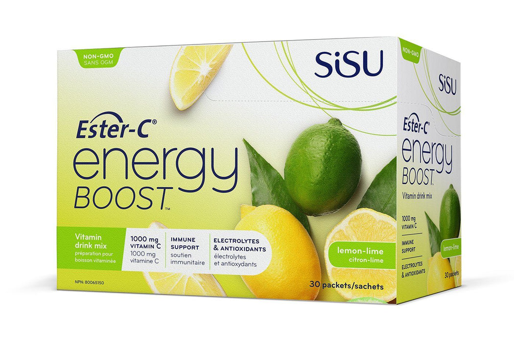 Sisu Ester-c Energy Boost Lemon-Lime - packet