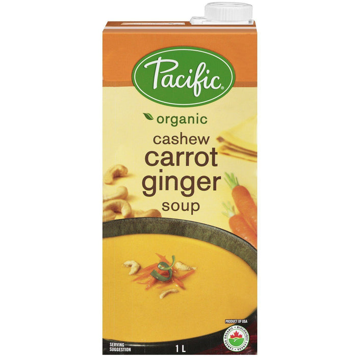 Pacific - Organic Cashew Carrot Ginger Soup, 1 L