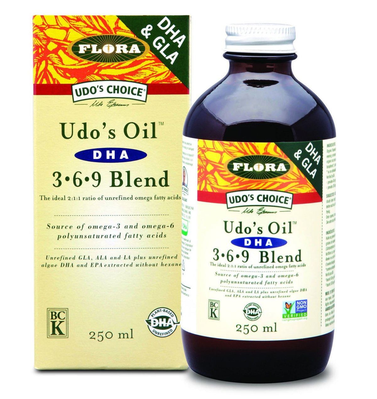 Udo's Choice - Udo's Oil™ DHA 3 6 9 Blend, 250ml — Goodness Me!