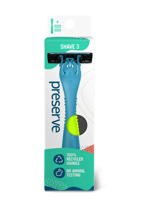 Preserve Products - Triple Blade Razor With 2 Cartridges