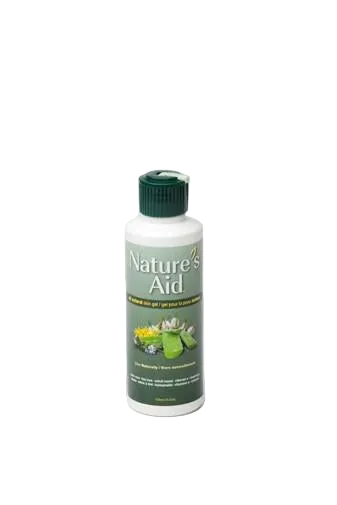 Nature's Aid bottle on a white background