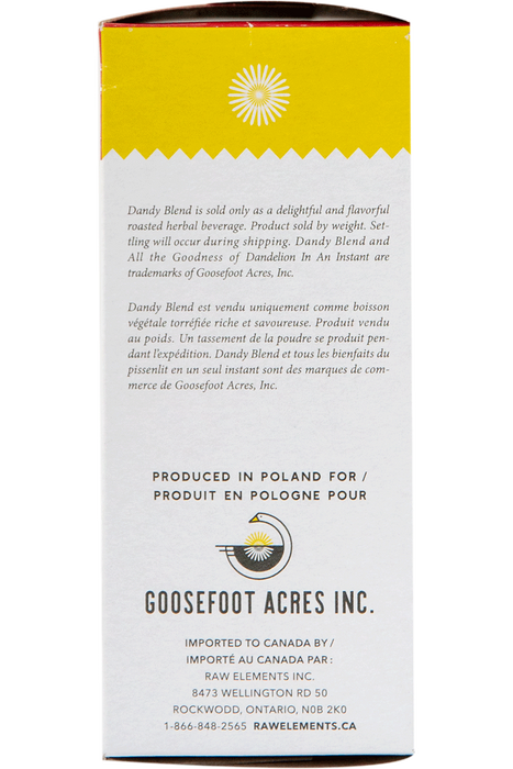 Dandy Blend -  Instant Herbal Beverage - Dandelion - 25x2.8 g