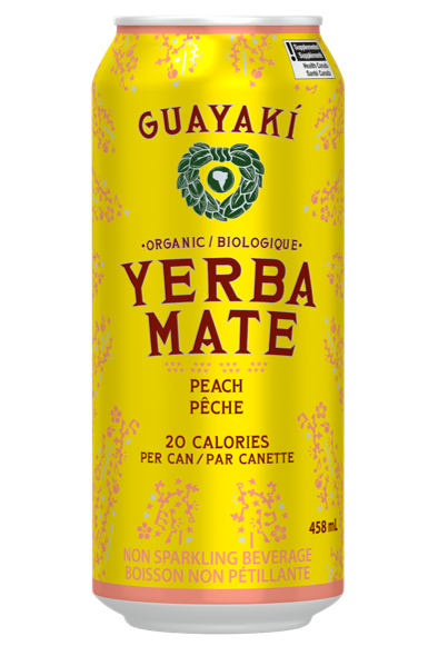 Guayaki - Peach Revival Mate, 458 mL
