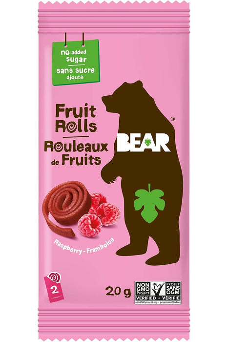 Bear - Fruit Rolls Raspberry, 20 g