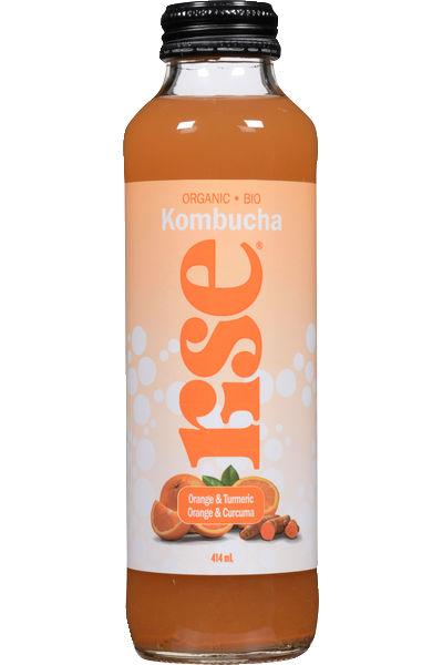 Rise Kombucha - Orange & Turmeric, 414 mL