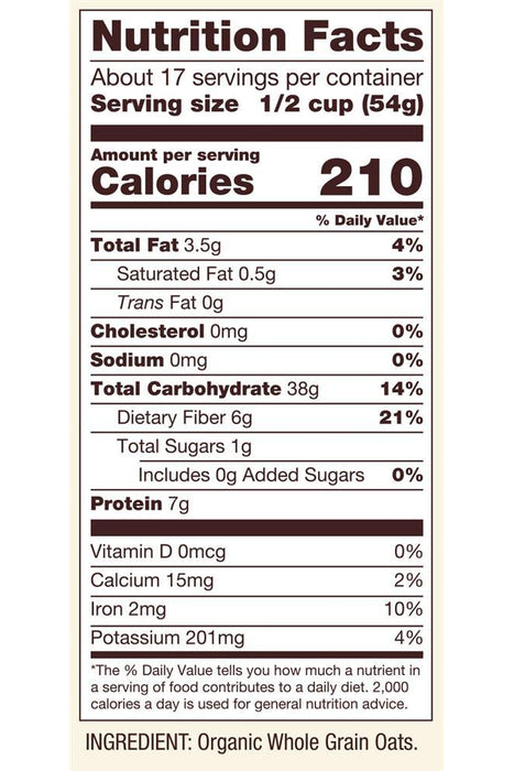 Bob's Red Mill - Gluten-Free Organic Old Fashioned Rolled Oats, 907 g