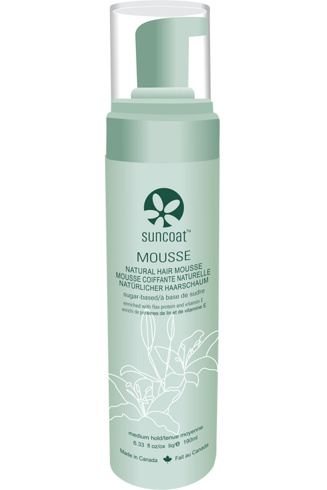 Suncoat - Sugar-Based Natural Hair Mousse, 210 mL