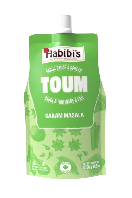 Habibi's Mediterranean - Toum Garam Masala Garlic Sauce, 250 g