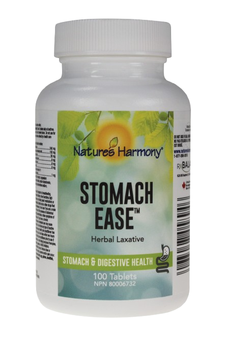 Nature's Harmony - Stomach Ease Natural Laxative, 100 Tablets