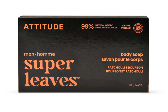 Attitude - Body Soap Br Patchouli & Bourbon, 113 g