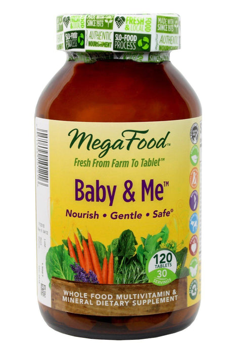Mega Food - Baby & Me, 120 tablets