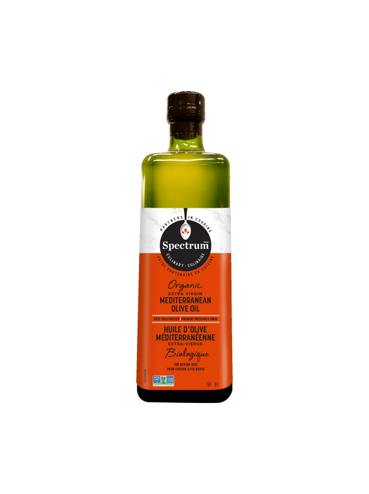 Spectrum Naturals - Organic Extra Virgin Medium Olive Oil, 1 Liter