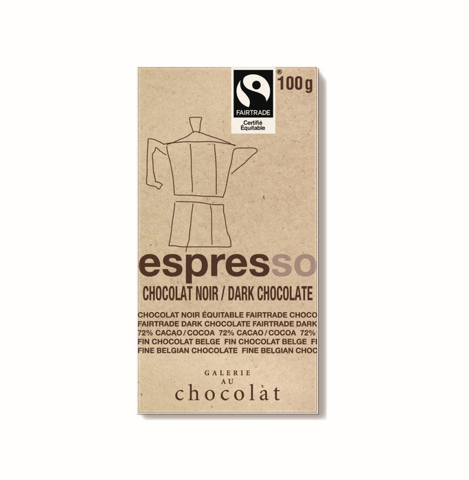 Galerie Au Chocolat - Espresso Dark Bar, 100 g
