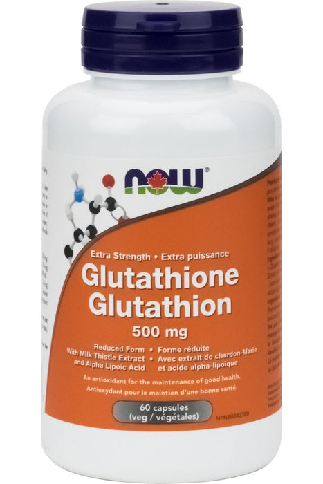 NOW Glutathione 500mg 60 caps — Goodness Me!