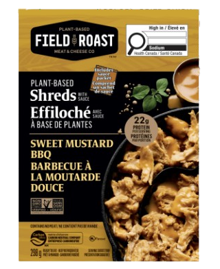 Field Roast - Sweet Mustard BBQ Shreds, 298 g