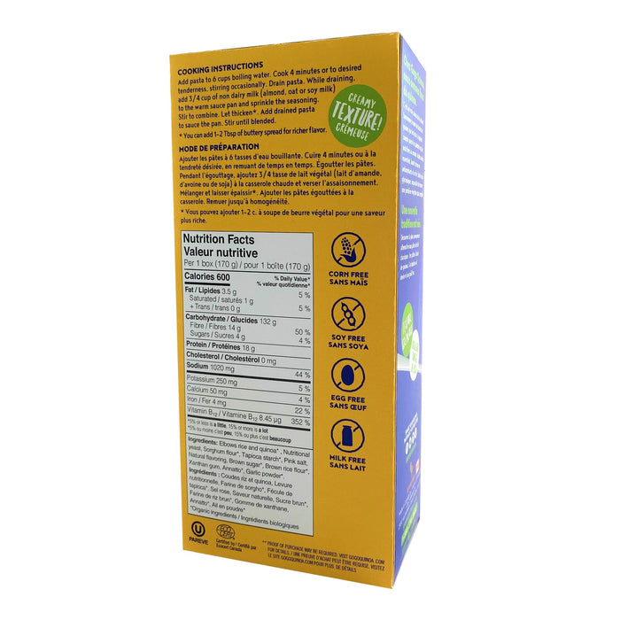 Gogo Quinoa - Mac & Vegan Cheese, 170 g