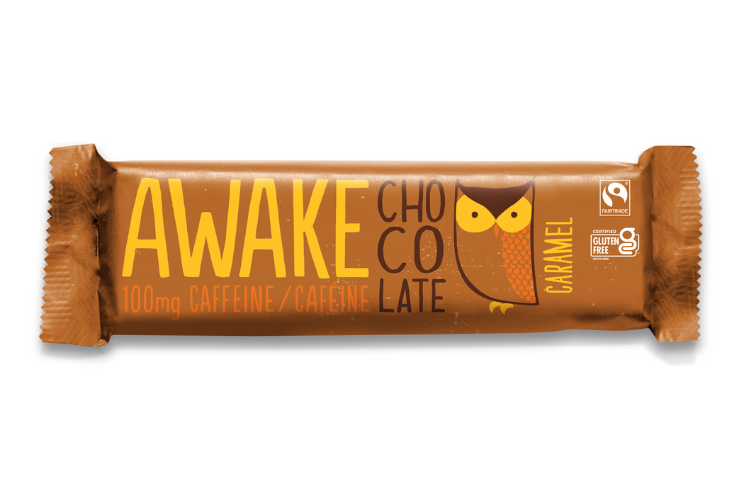 Awake Chocolate - Caramel Chocolate Bar, 27 g