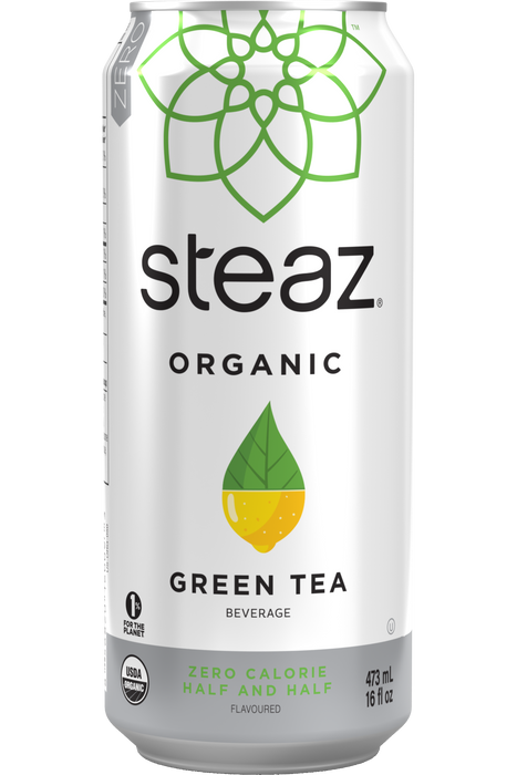 Steaz - Green Tea, Half & Half 473 mL