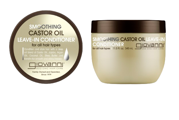 Giovanni - Smoothing Castor Oil Leave-In Conditioner, 340 mL