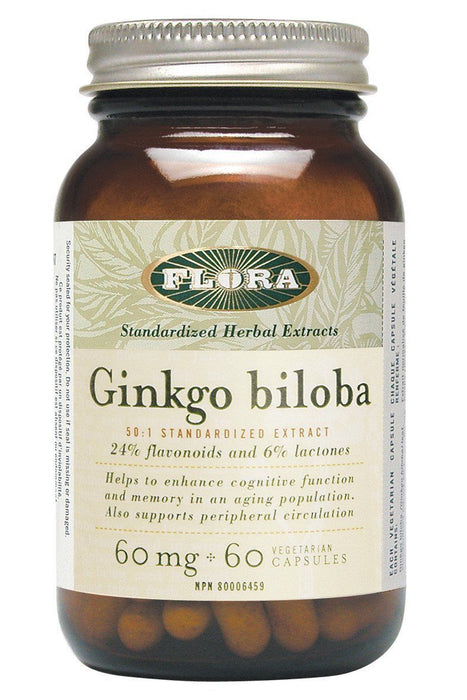 Flora - Ginkgo Biloba, 60 caps