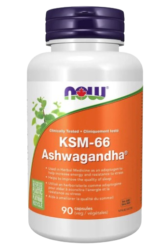 NOW - KSM-66 Ashwagandha 600 mg, 90 Vcaps