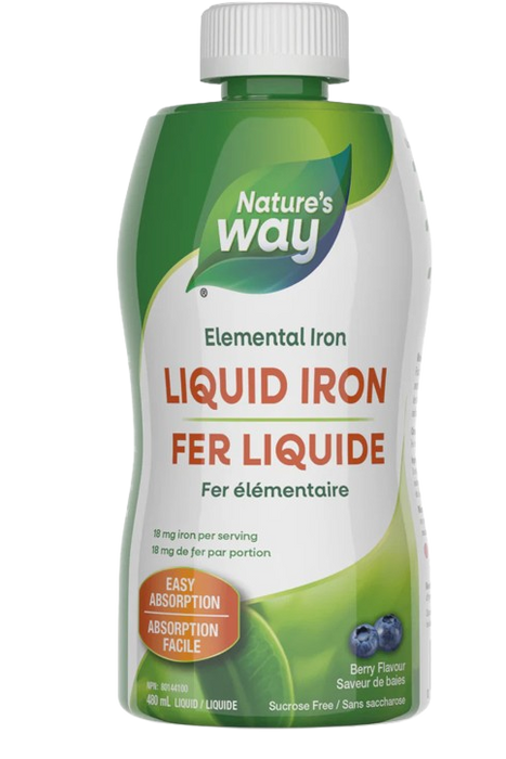 Nature's Way - Liquid Iron Berry, 480 mL