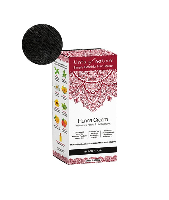 Tints of Nature - Henna Cream, Black, 70ml