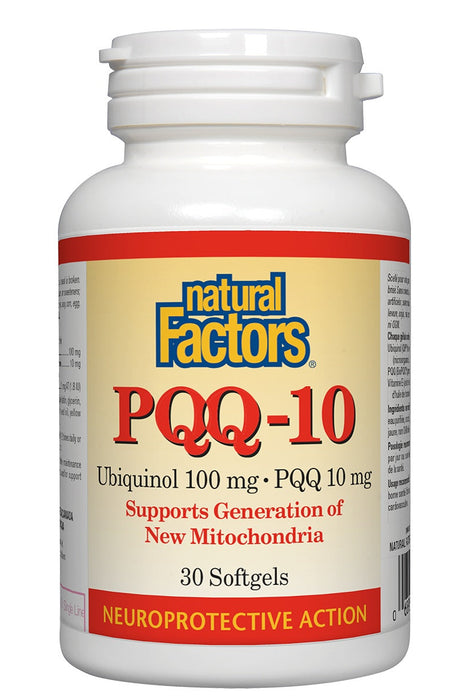 Natural Factors - PQQ-10 Ubiquinol, 30 softgels