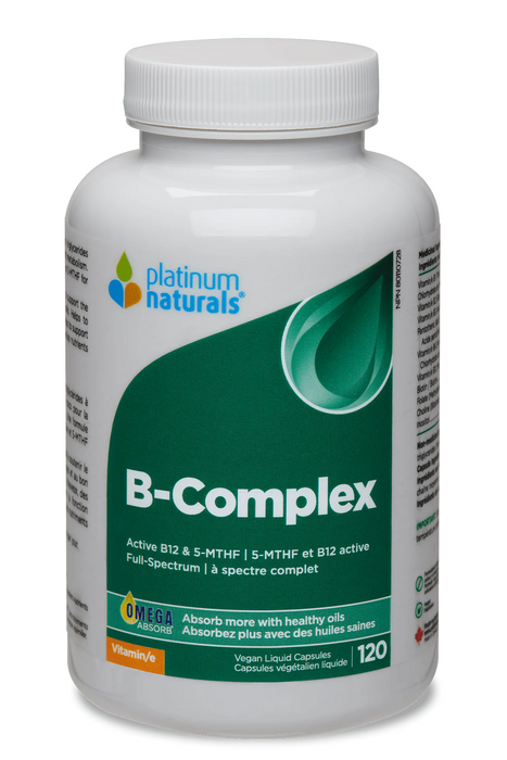 Platinum Naturals - B-Complex, 120 VCAPS