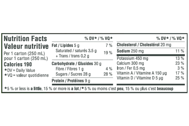 Organic Meadow - Organic 2% Chocolate UHT Milk, 4x250 mL