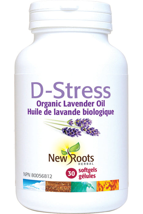 New Roots Herbal - D-Stress, 30 SOFTGELS