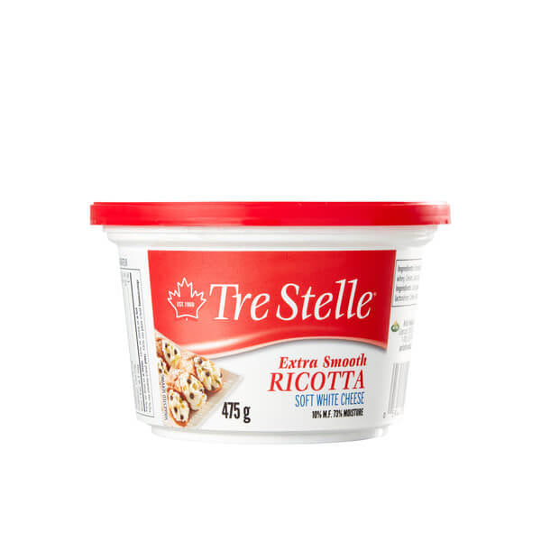 Tre Stelle - Extra Smooth Ricotta Cheese, 475 g